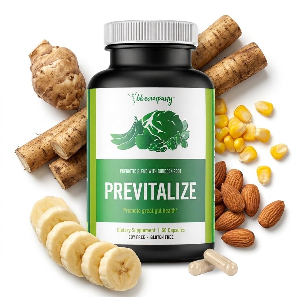BB Company Previtalize Prebiotic Fiber for Women - 60 Capsules