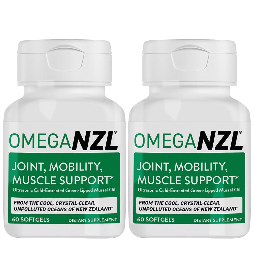 OMEGANZL Original Omega-3 Green-Lipped Mussel Oil Joint Support - 120 Softgels