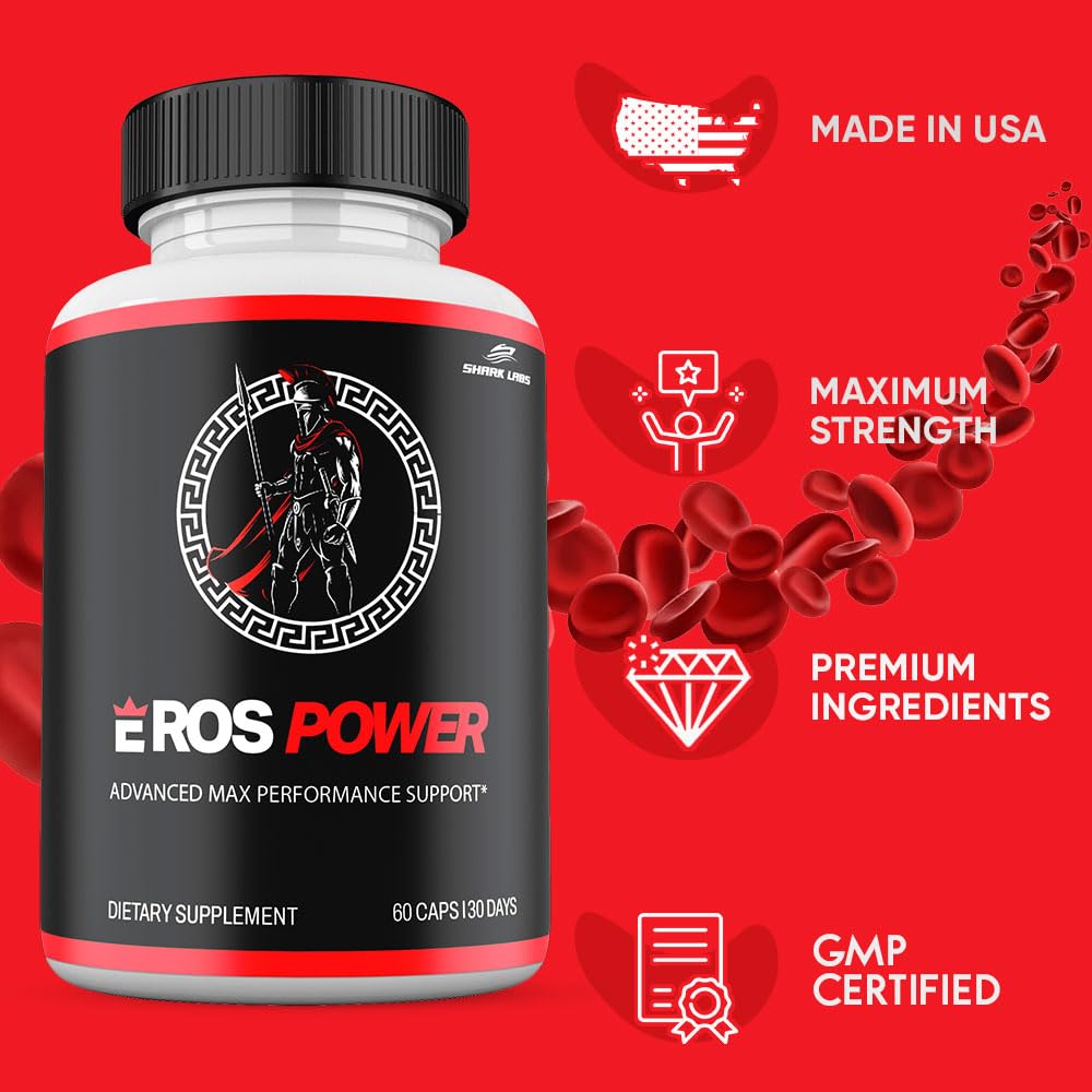 Shark Labs Eros Power Capsules - 60 Count (3 Pack) - image 3