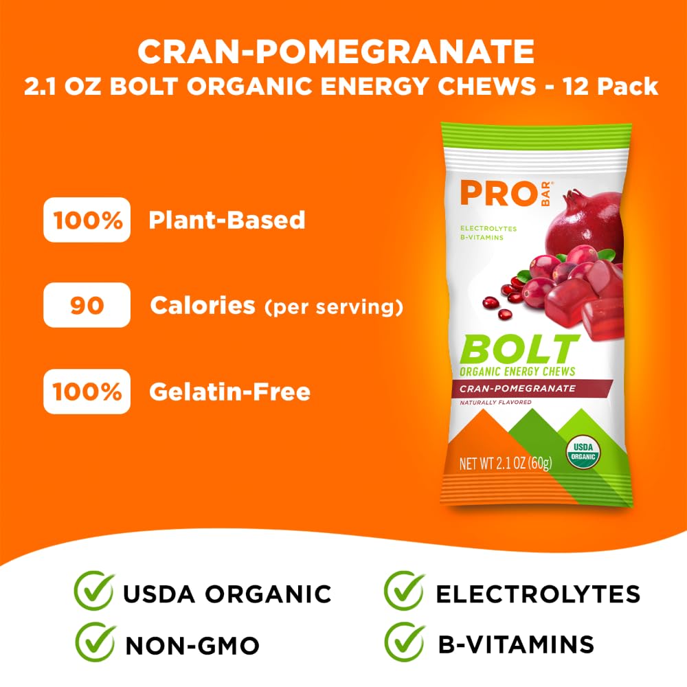 PROBAR Bolt Organic Energy Chews for Running & Cycling - 12 Pack - image 4