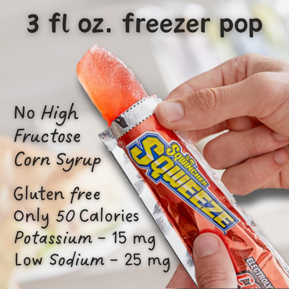 Sqwincher Sqweeze Electrolyte Replenishing Freeze Pops - 10 Pack - image 3