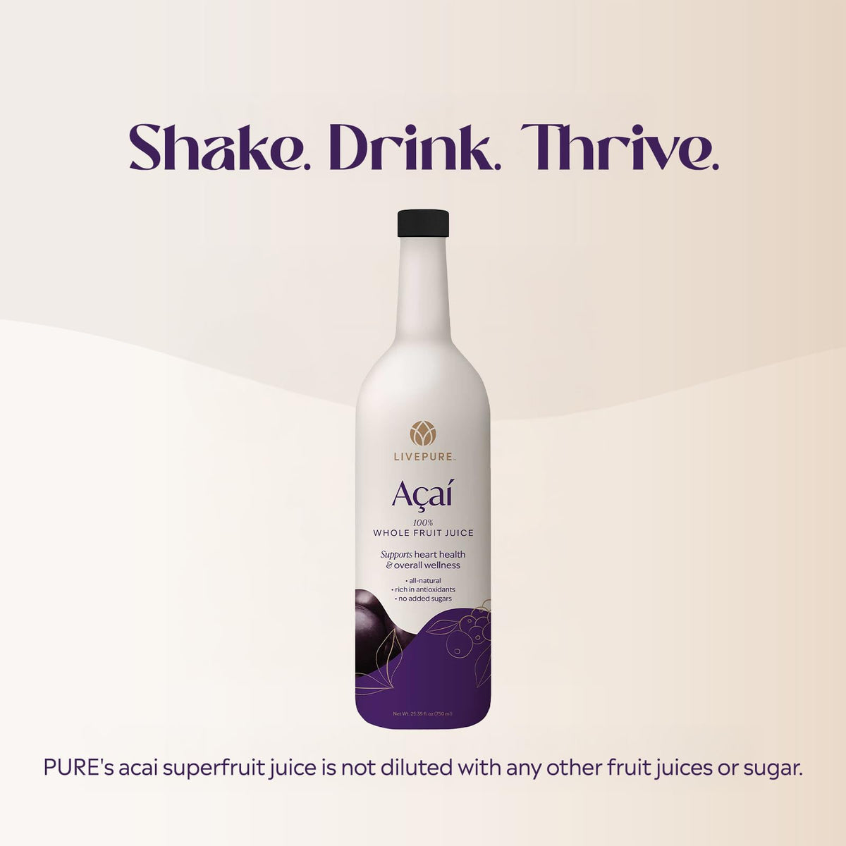 PURE 100% Acai Superfruit Juice - 750 ml - image 6