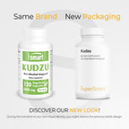 Supersmart Kudzu Extract 500 mg - 120 Vegetarian Capsules - image 2