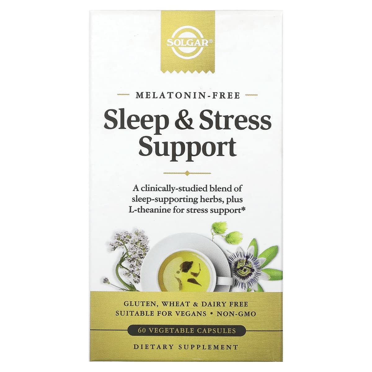 Solgar Sleep & Stress Support - 60 Vegetable Capsules