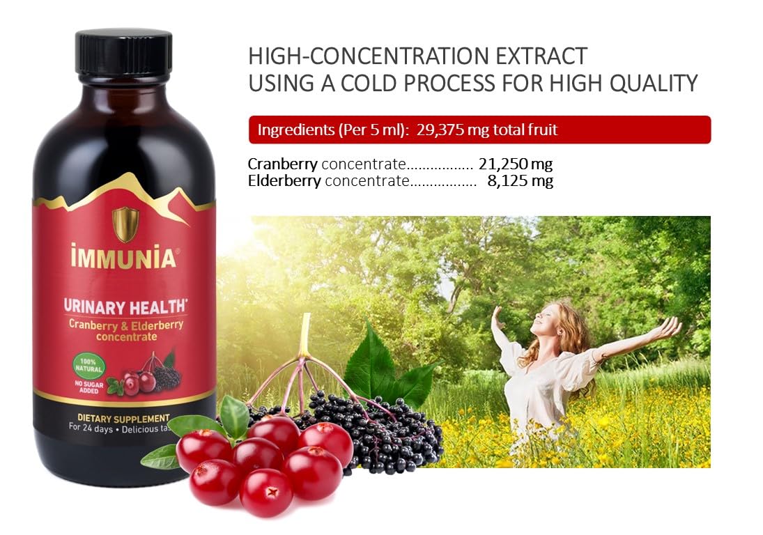 Immunia Cranberry & Elderberry Concentrate - 3-Pack - image 5