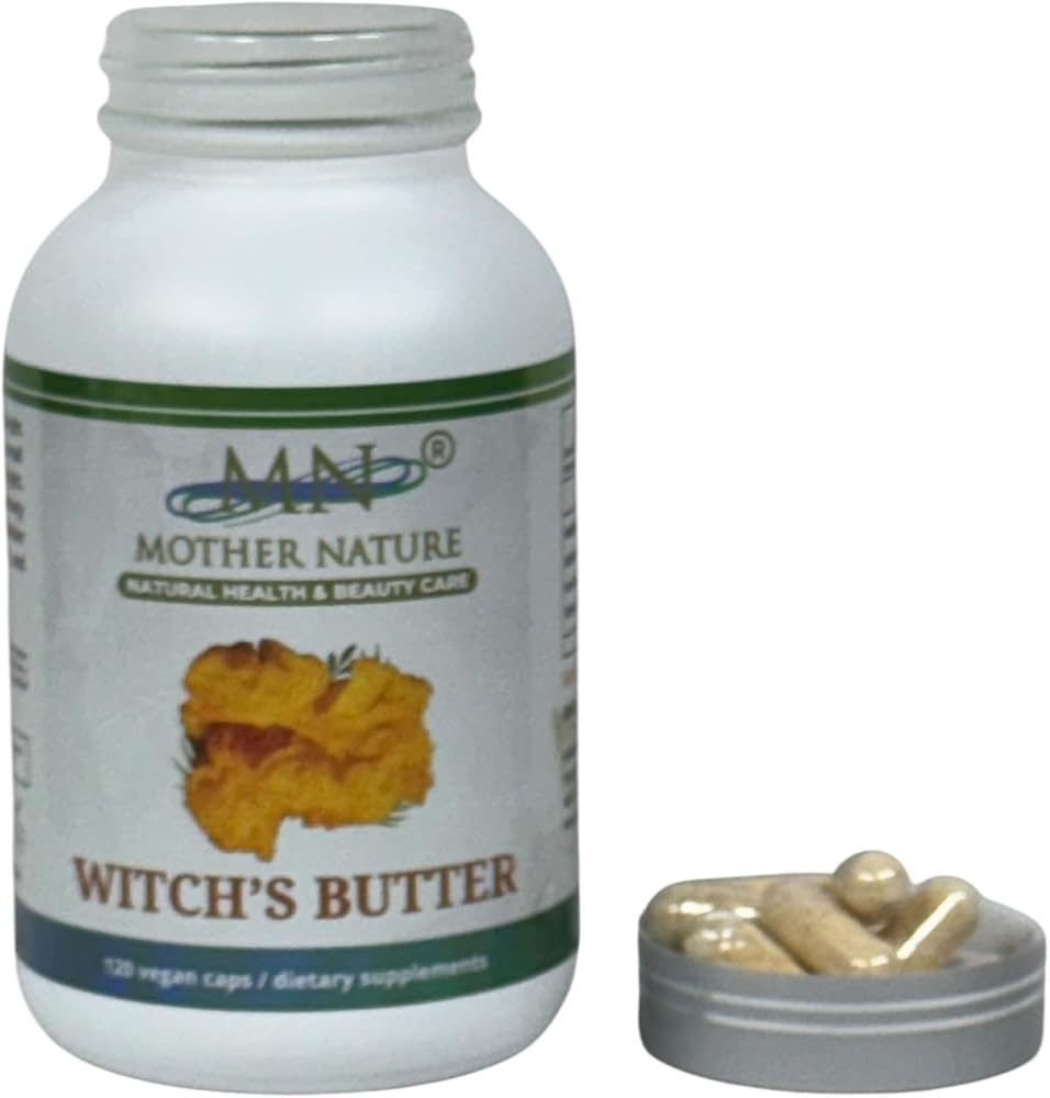 MN Mother Nature Witch's Butter Mushroom Supplement 1000mg - 120 Capsules - image 4