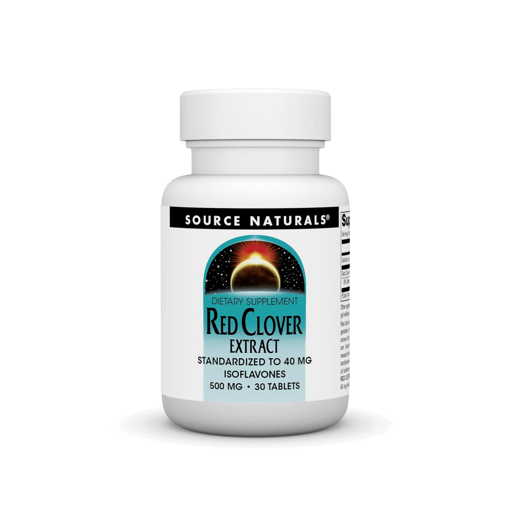 Source Naturals Red Clover Extract 500 mg - 30 Tablets