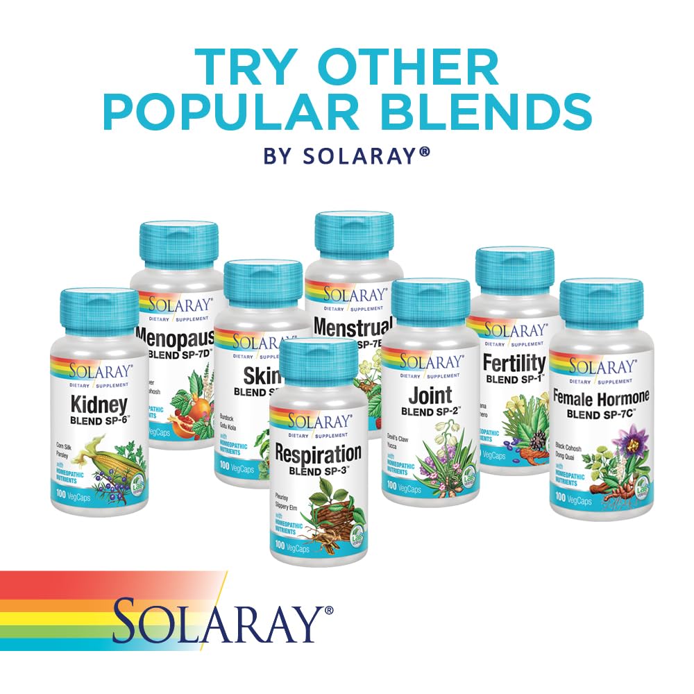 SOLARAY Circulation Blend SP-11B Circulatory Support - 100 Vegetarian Capsules - image 4