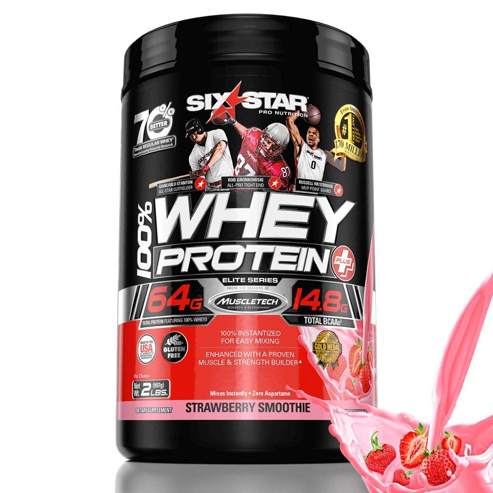 Six Star Whey Protein Powder Plus