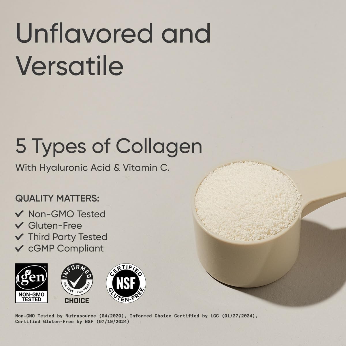 Sports Research® Multi Collagen Protein Powder