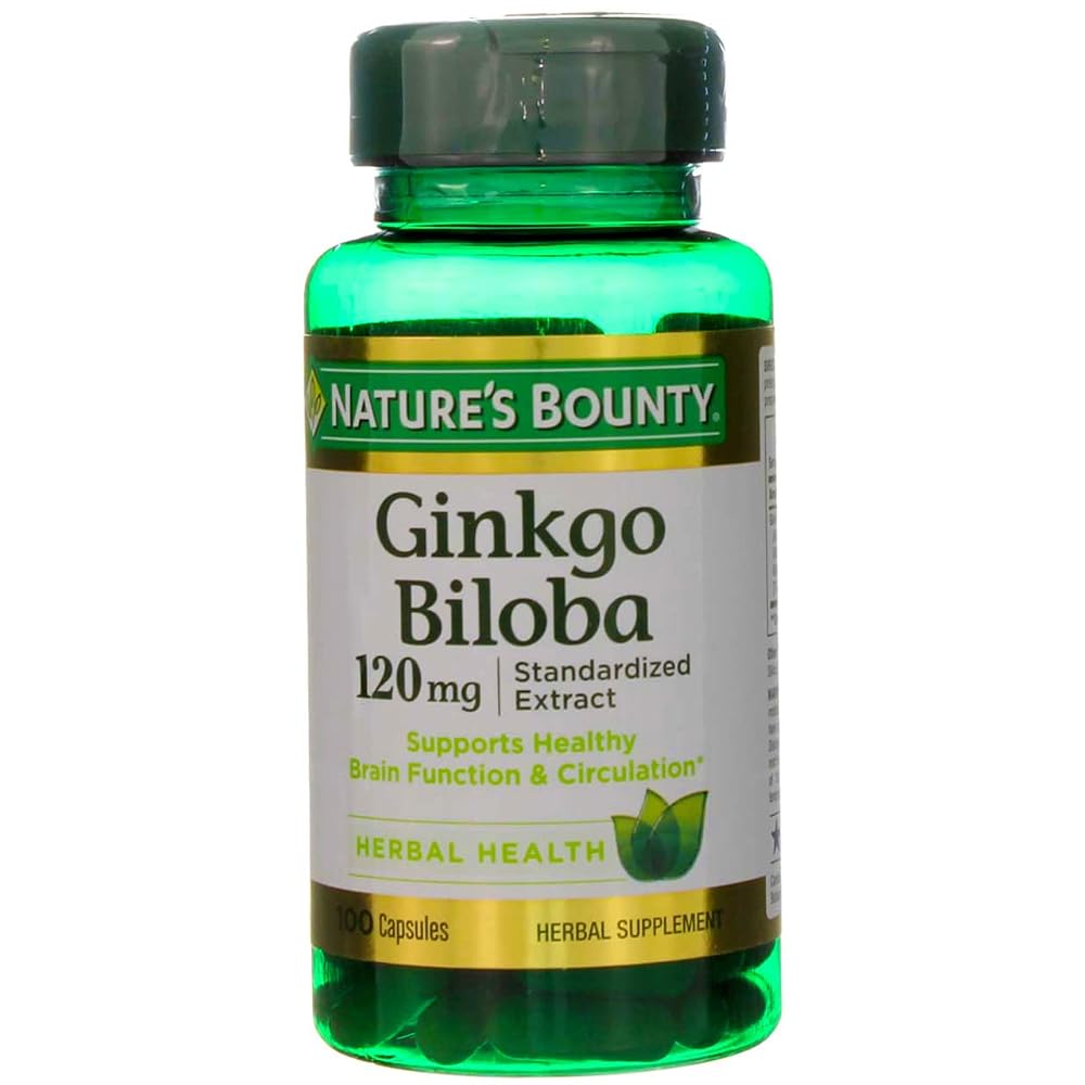Nature's Bounty Ginkgo Biloba 120mg - 300 Capsules