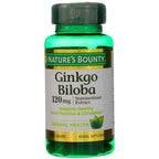 Nature's Bounty Ginkgo Biloba 120mg - 300 Capsules
