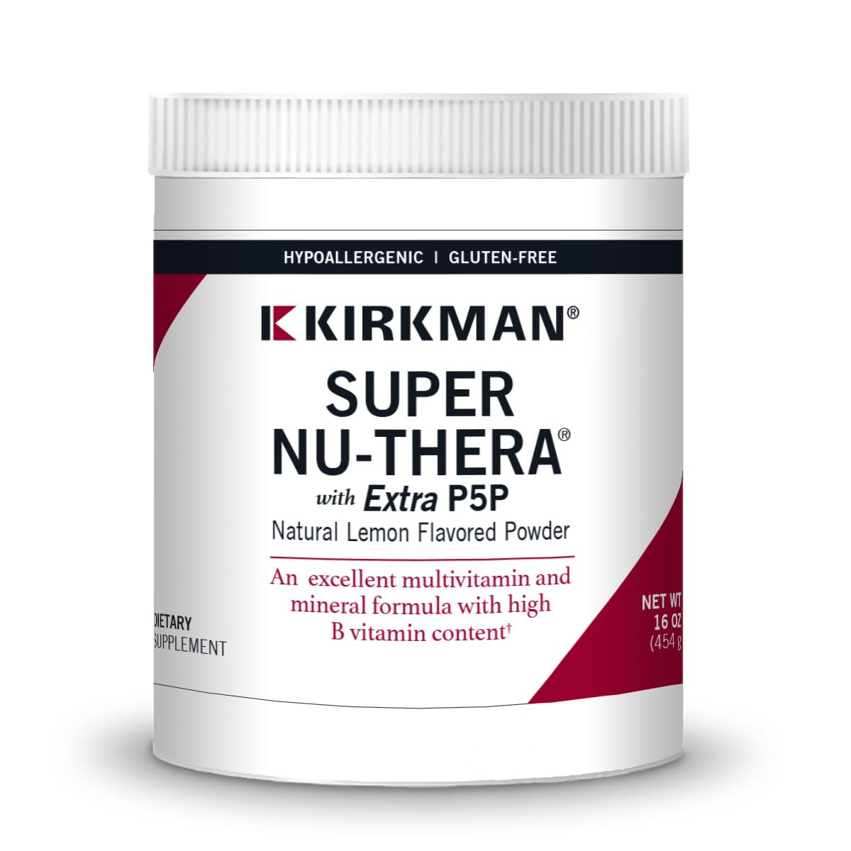 Kirkman Super Nu-Thera with P-5-P Powder 25 mg - 454 g