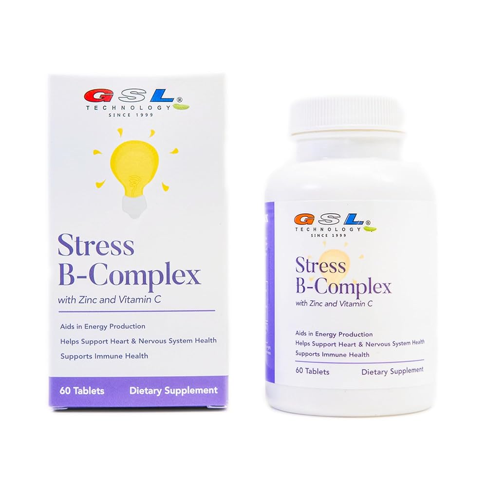 GSL Technology Stress B-Complex Vitamin - 60 Tablets