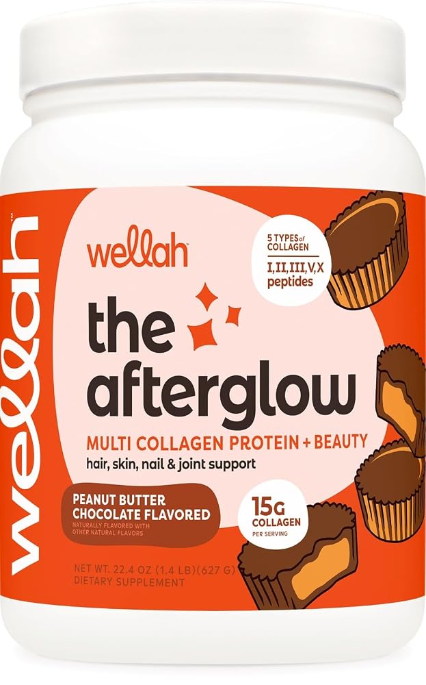 Wellah The Afterglow Multi Collagen Protein Powder - 30 Servings
