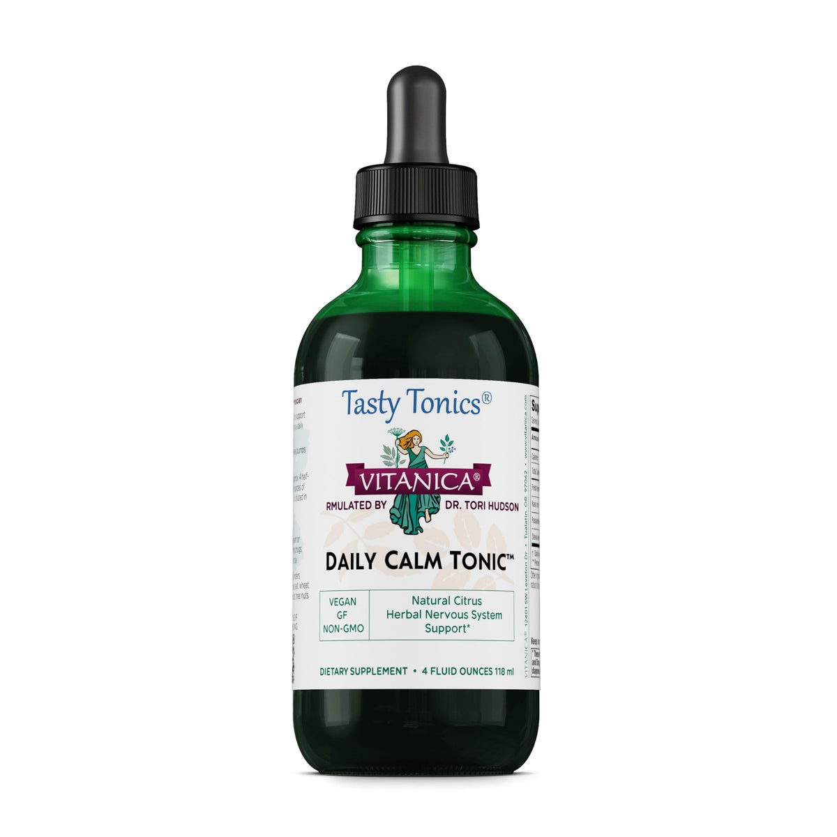 Vitanica Daily Calm Tonic, Nervous System Support, Vegan
