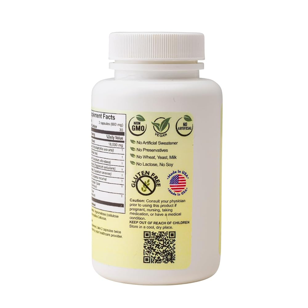 Green Help Urino Defense Herbal Supplement - 60 Vegan Capsules - image 4