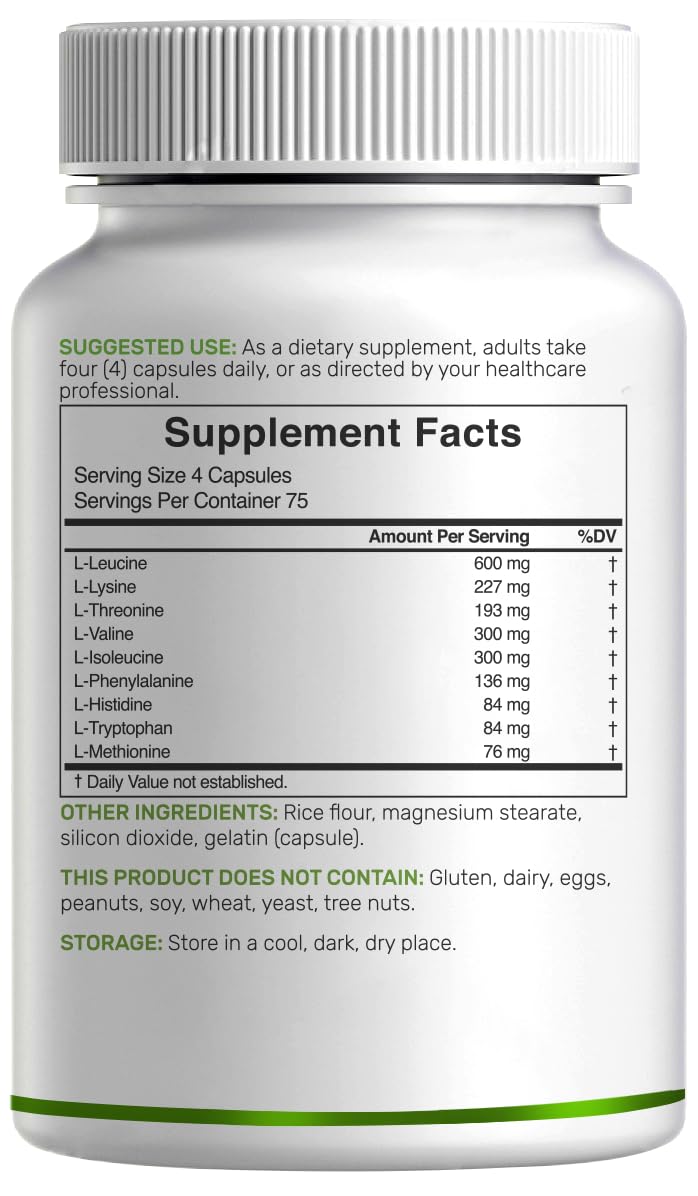 DEAL SUPPLEMENT Essential Amino Acids 2000mg - 300 Capsules - image 2
