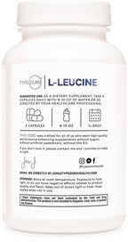 Type Zero L-Leucine Capsules 2000mg - 120 Capsules - image 3