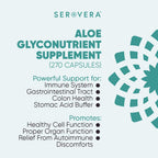 SEROVERA AMP Organic Aloe Glyconutrient Supplement - 270 Capsules - image 2
