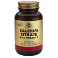 Solgar Calcium Citrate with Vitamin D3 - 60 Tablets