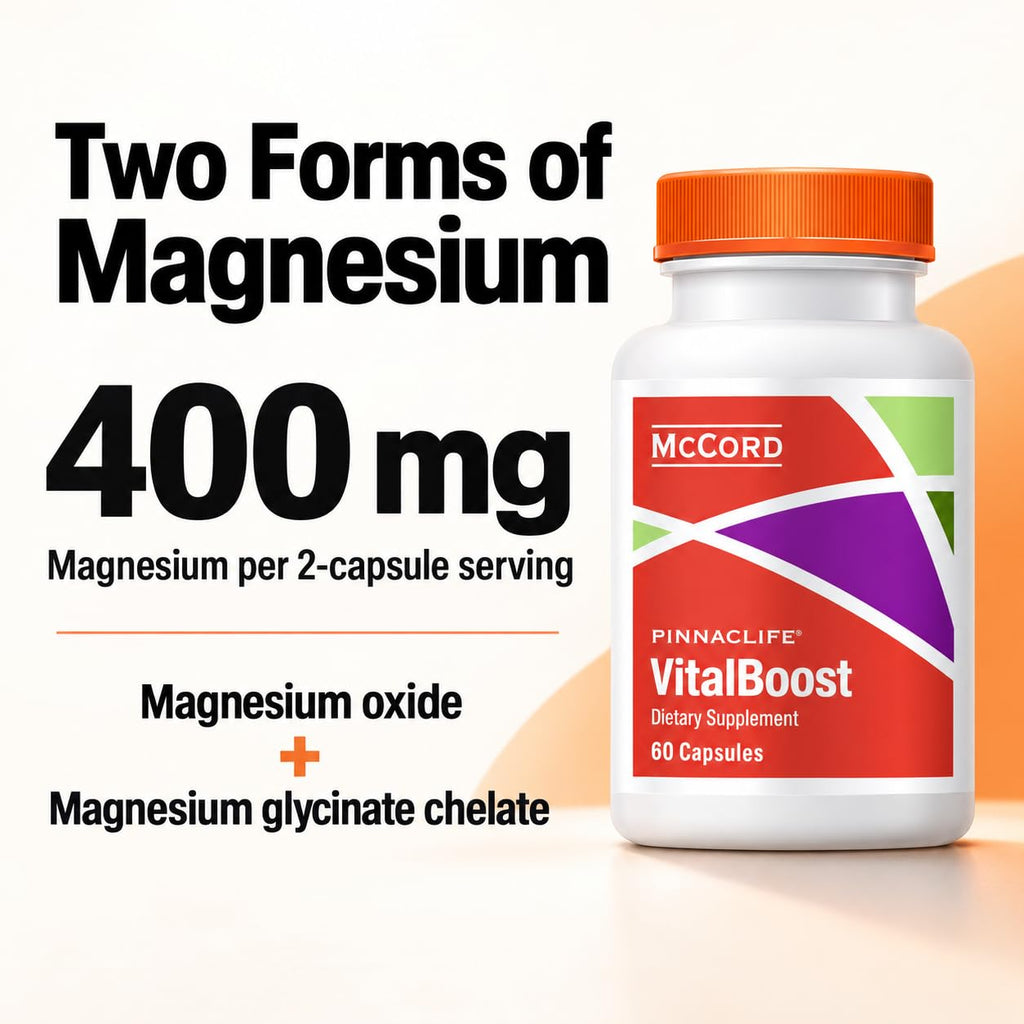 Pinnaclife McCord VitalBoost Energy & Immunity Supplement - 60 Capsules - image 7