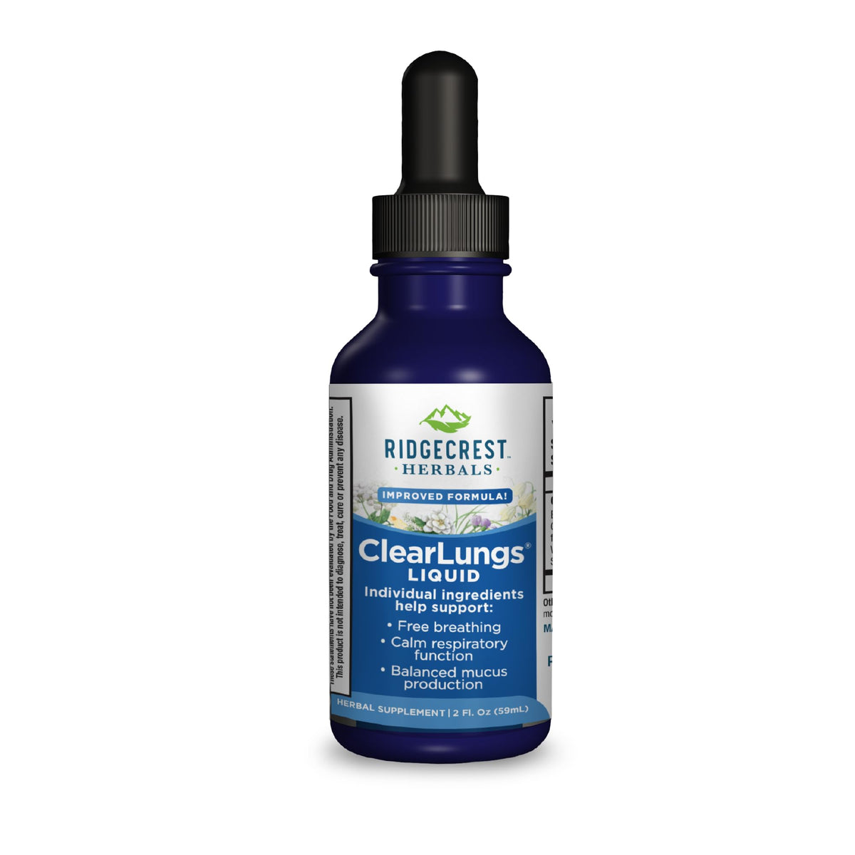 RidgeCrest Herbals ClearLungs Liquid Lung Support - 2 fl oz