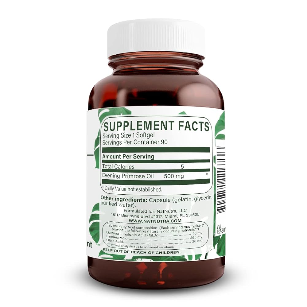 Natural Nutra Evening Primrose Oil Supplement 500 mg Parent - image 3