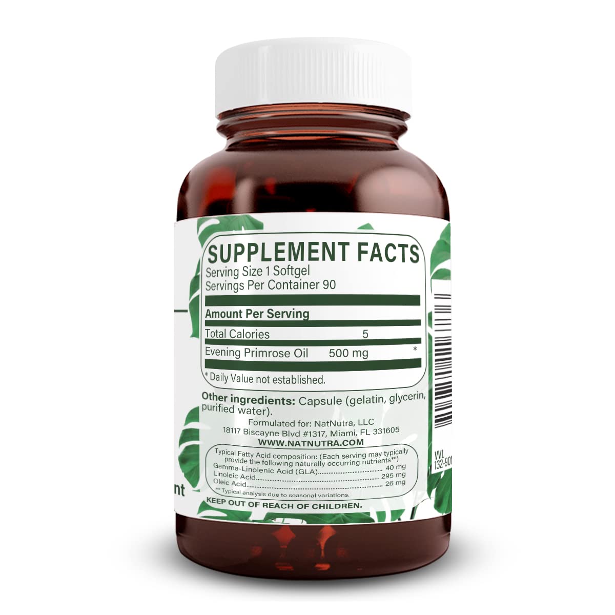 Natural Nutra Evening Primrose Oil Supplement 500 mg Parent