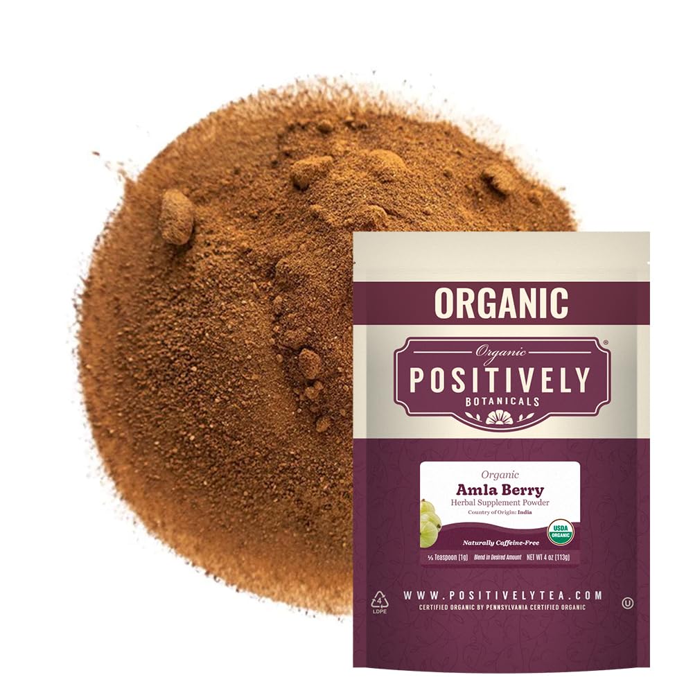 Organic Positively Tea Company Powdered Botanicals Family