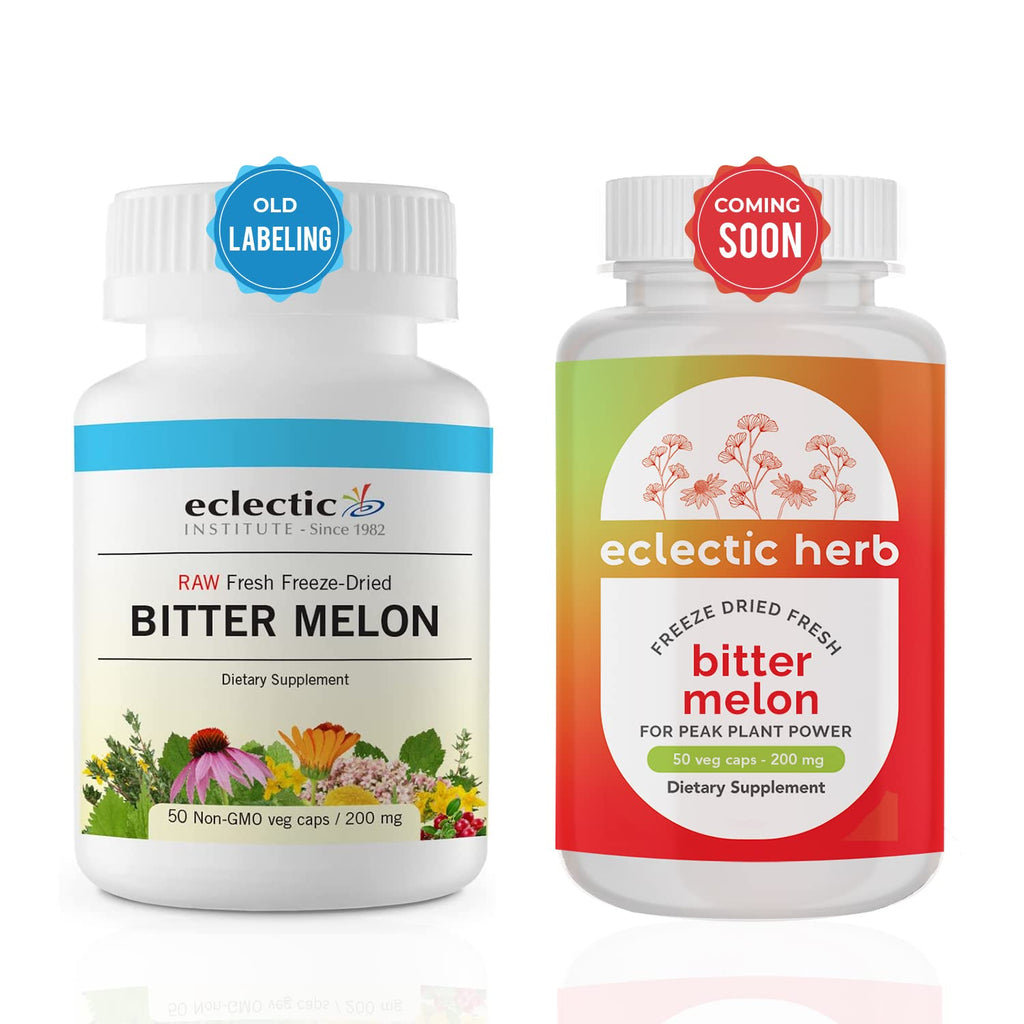 Eclectic Institute Bitter Melon Freeze-Dried - 50 Vegetarian Capsules - image 2