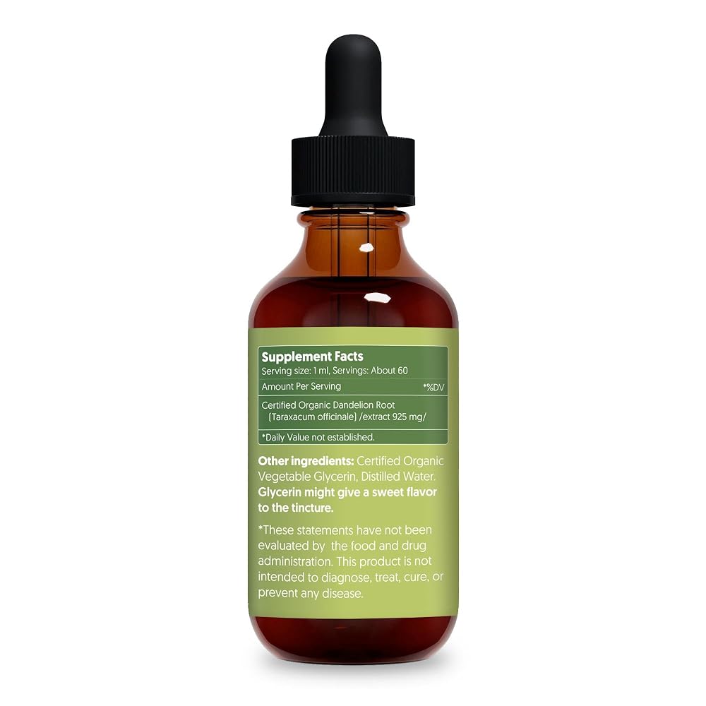 HERBANA MANUFACTURING Dandelion Root Liquid Extract - 4 fl oz - image 7