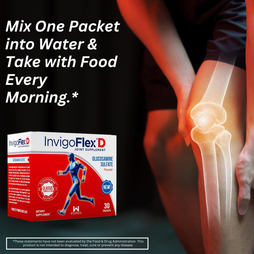 INVIGOFLEX® D - 1500mg of Glucosamine Sulfate Powder (Classic