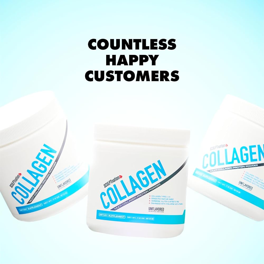 Sculpt Nation Collagen Peptides Powder Types I II III - 30 Day - image 4