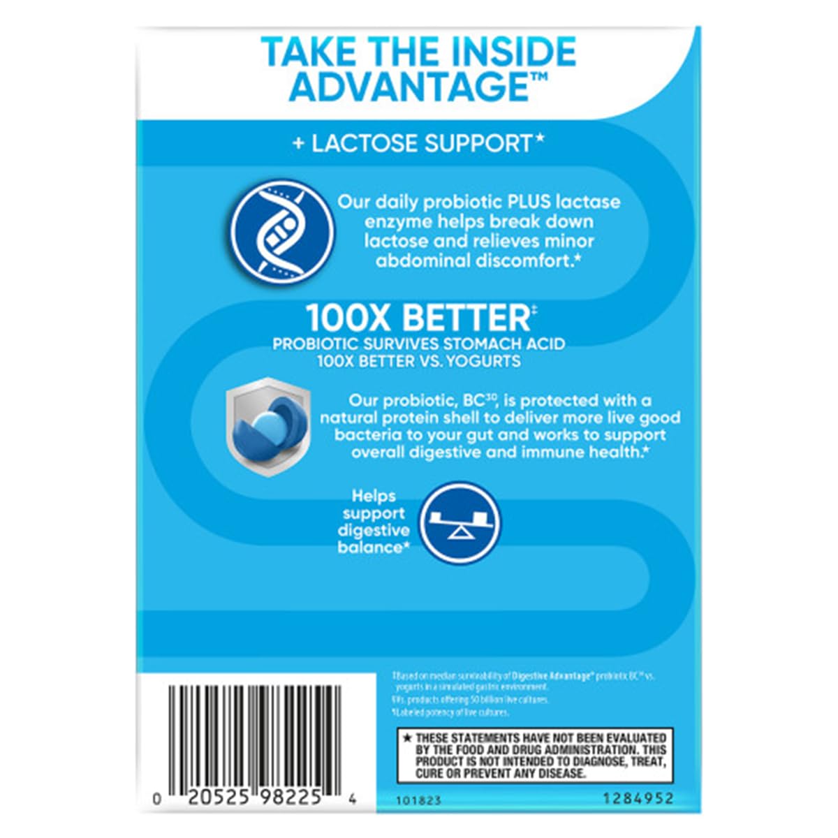 Digestive Advantage Probiotics + Lactase Digestive Enzymes
