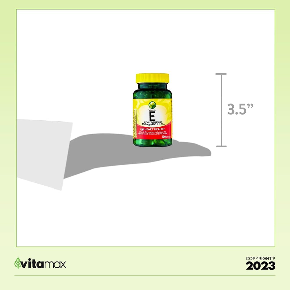 Generic Spring Valley Vitamin E 400 IU Heart Health - 200 Softgels - image 5