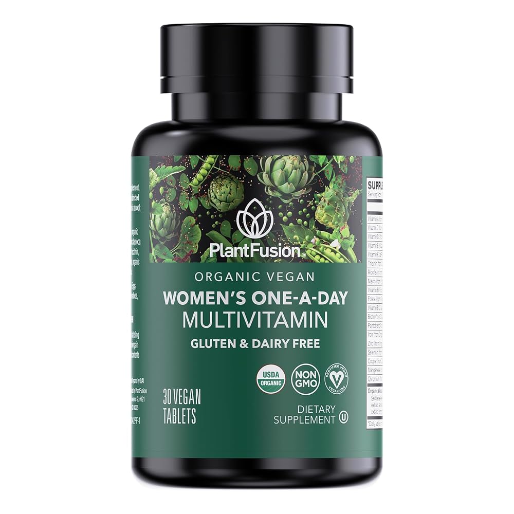 PlantFusion Organic Multivitamin for Women - One Daily Whole Food