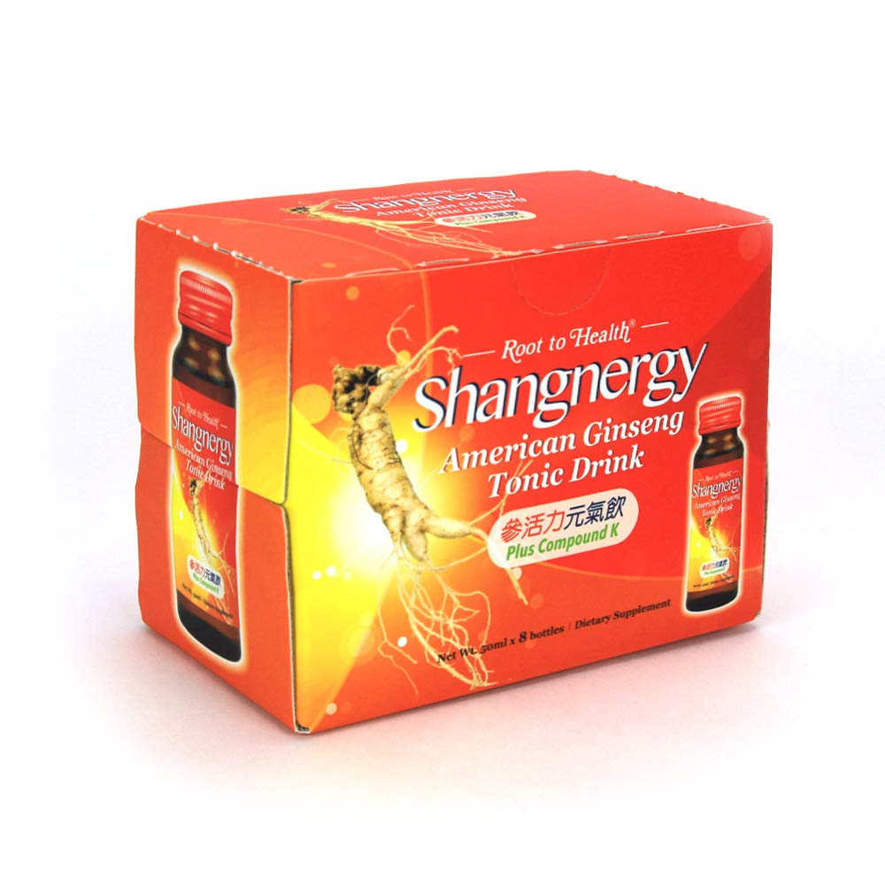 Hsu's Shangnergy American Ginseng Tonic Drink - 50 ml x 8