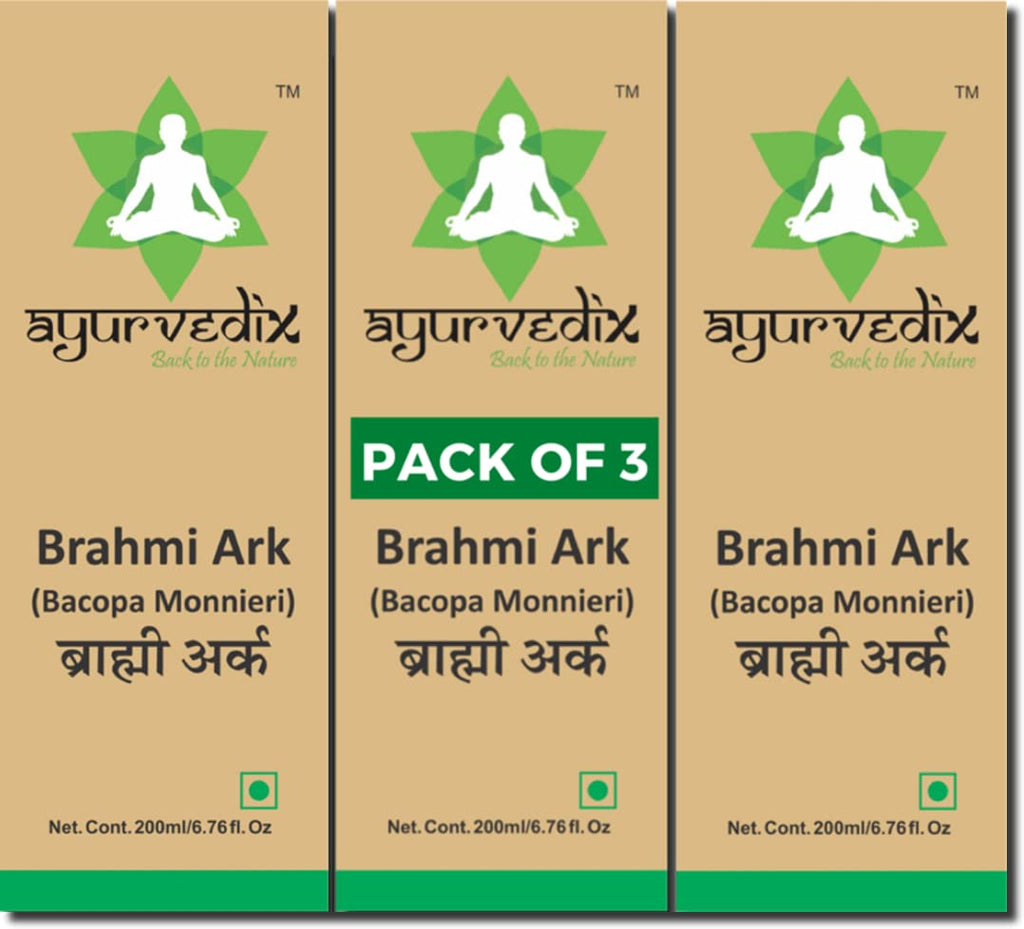 ayurvedix Brahmi Ark Bacopa Monnieri Liquid for Mind Wellness - 600 ml