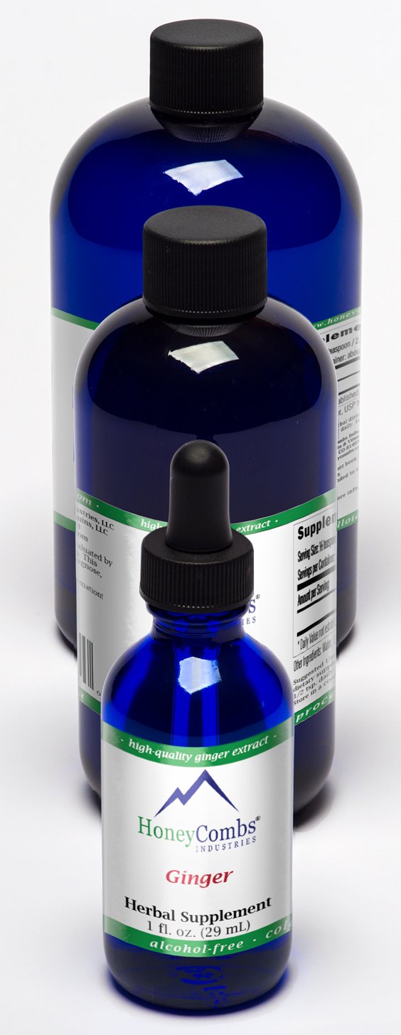HoneyCombs Ginger Alcohol-Free Liquid Extract - 1 Bottle