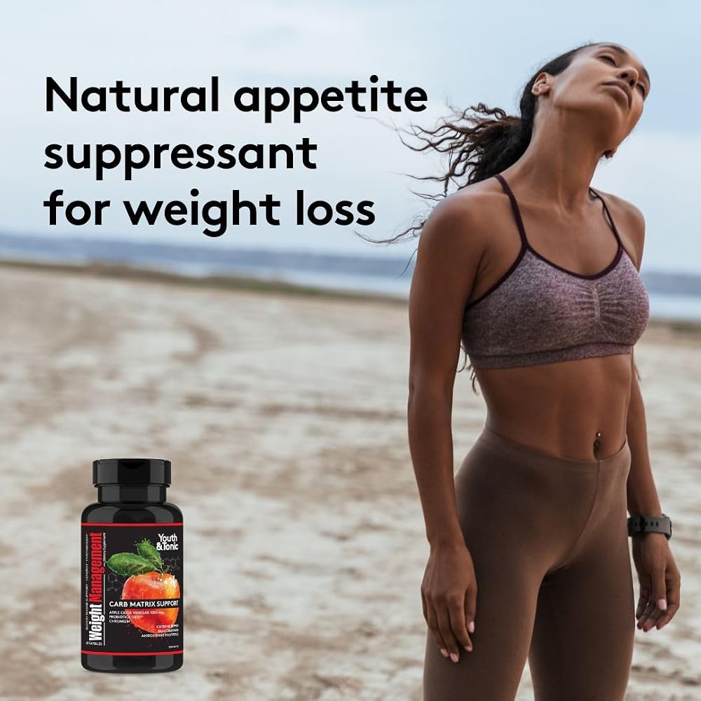 Youth & Tonic Apple Cider Vinegar Pills Weight Loss - 60 Capsules - image 2