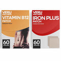 Veru Wellness Vitamin B12 & Iron Patches - 120 Count