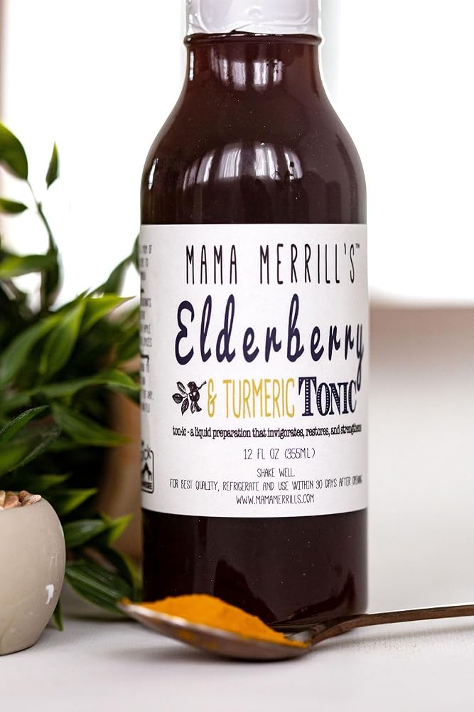 Mama Merrill's Elderberry and Turmeric Tonic - 12 Fl Oz - image 3
