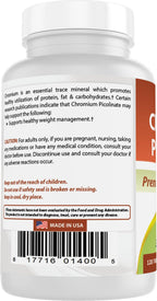 Best Naturals Chromium Picolinate 1000 mcg - 240 Tablets - image 7
