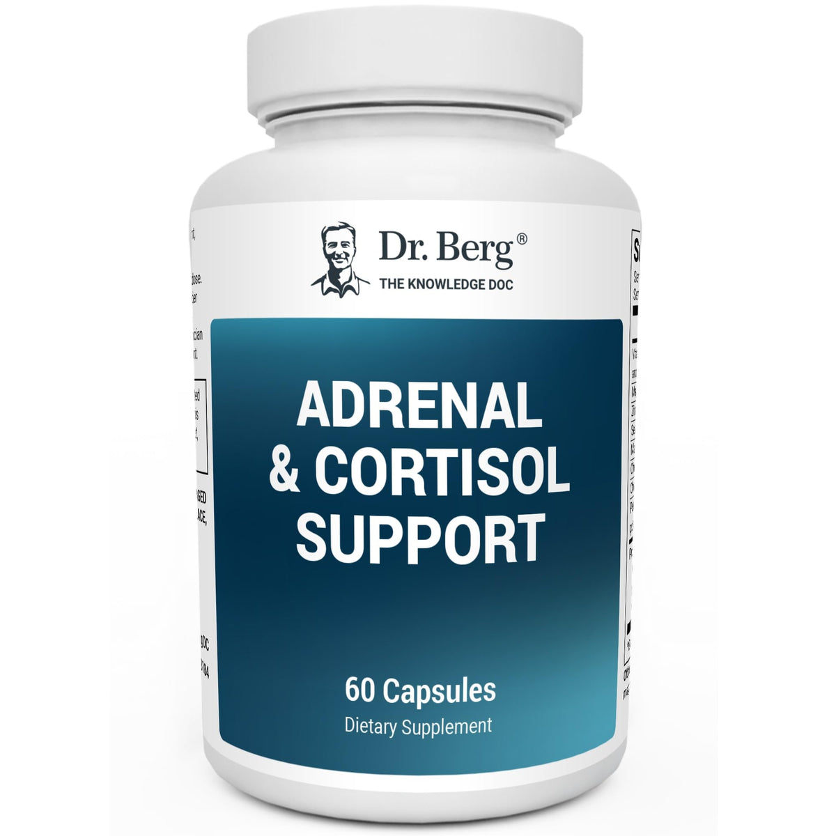 Dr. Berg Adrenal & Cortisol Support Supplement with Ashwagandha - 60 Capsules