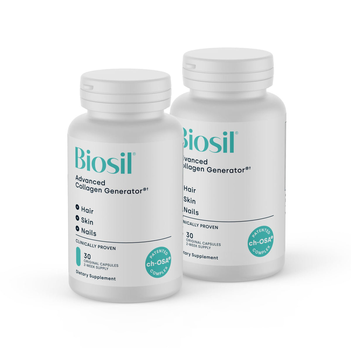 Biosil Collagen Generator - Pack of 2 - with Patented ch-OSA Complex