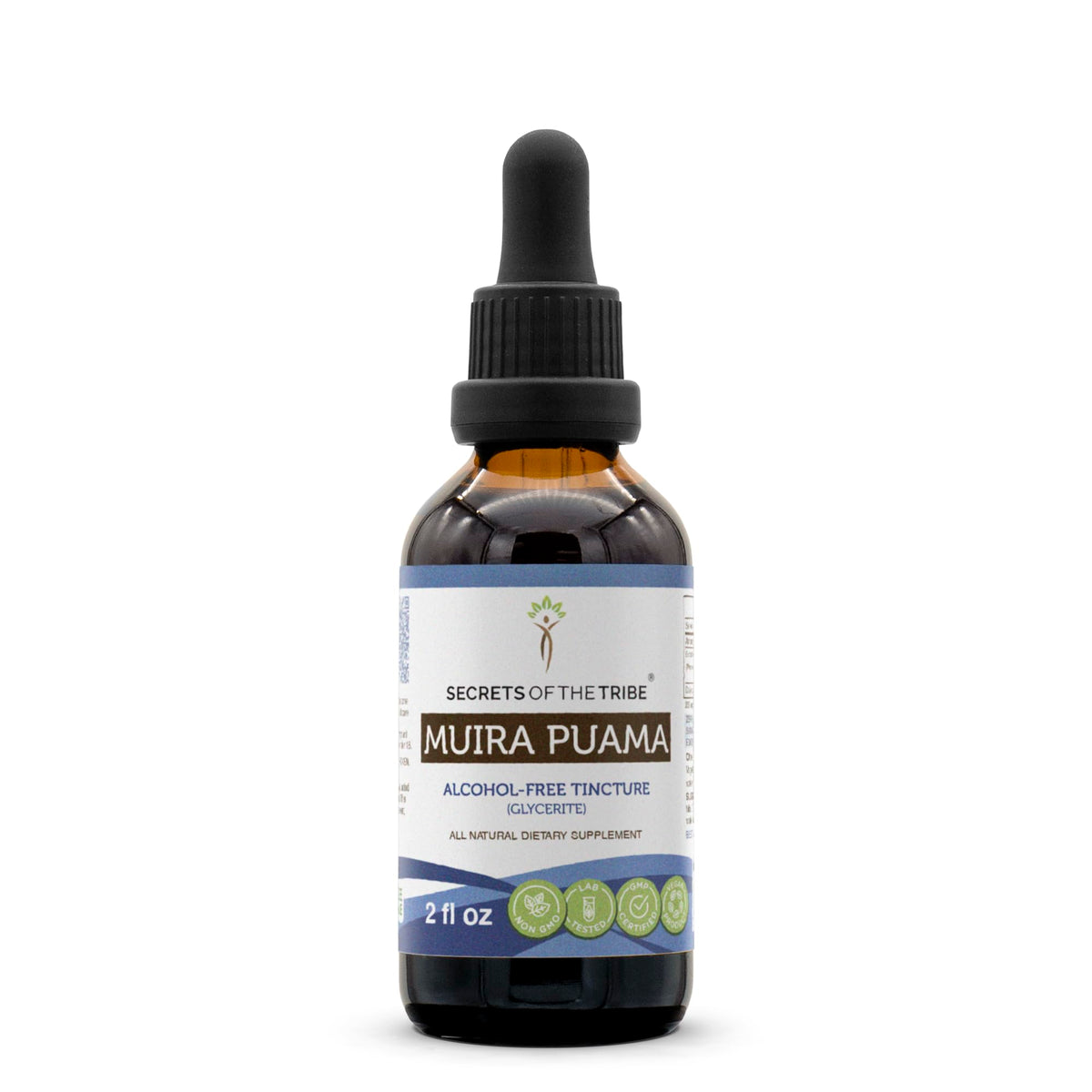 Secrets of the Tribe Muira Puama Tincture Alcohol-Free Liquid Extract