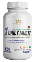HEALTH LFE 365 Health Multivitamin with Zinc & Vitamin D3 - 120 Tablets