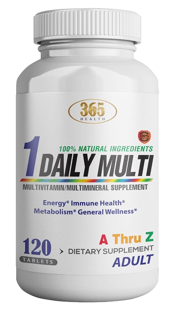 HEALTH LFE 365 Health Multivitamin with Zinc & Vitamin D3 - 120 Tablets