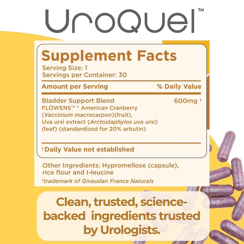 Heale Doctor Formulated UroQuel Cranberry Bladder Control - 30 Capsules - image 5